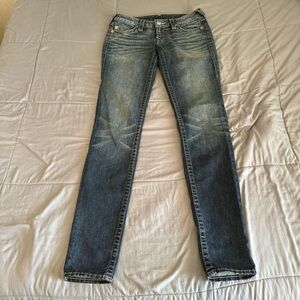 True Religion Dark Blue Skinny Jeans